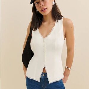 Reformation Skylar Top Gossamer
